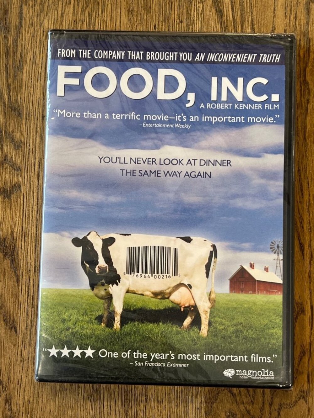 Food Inc. 2008 DVD Robert Kenner Documentary Magnolia Home Entertainment